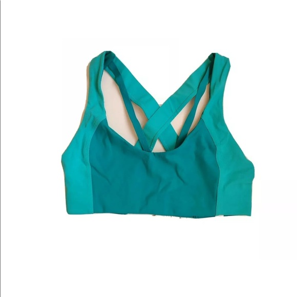 NWT Lululemon Sweat Times Bra - Size 10 - Spirit Green/Eucalyptus - Picture 1 of 3